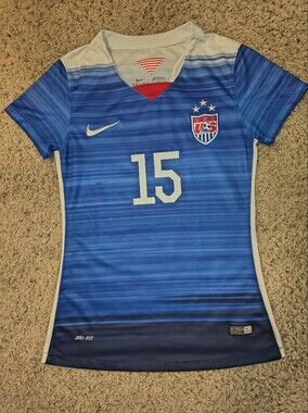 Megan Rapinoe Nike USWNT 2015 Women's Soccer Jersey #15, Size Small